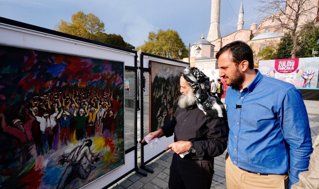 İstanbul'da Gazze'ye yönelik saldırıların