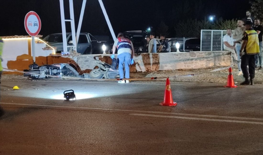 İzmir'in Ödemiş ilçesinde meydana