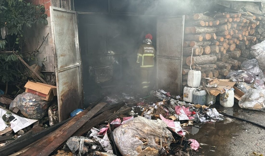 Karabük'te bir restoranda çıkan