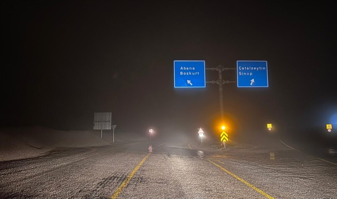 Kastamonu'nun yüksek kesimlerinde etkili