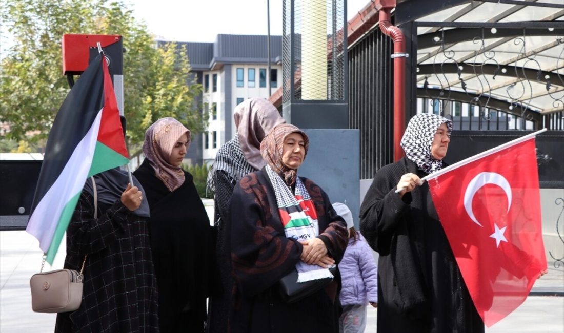 Niğde'de, Gazze'deki Cibaliye kampındaki