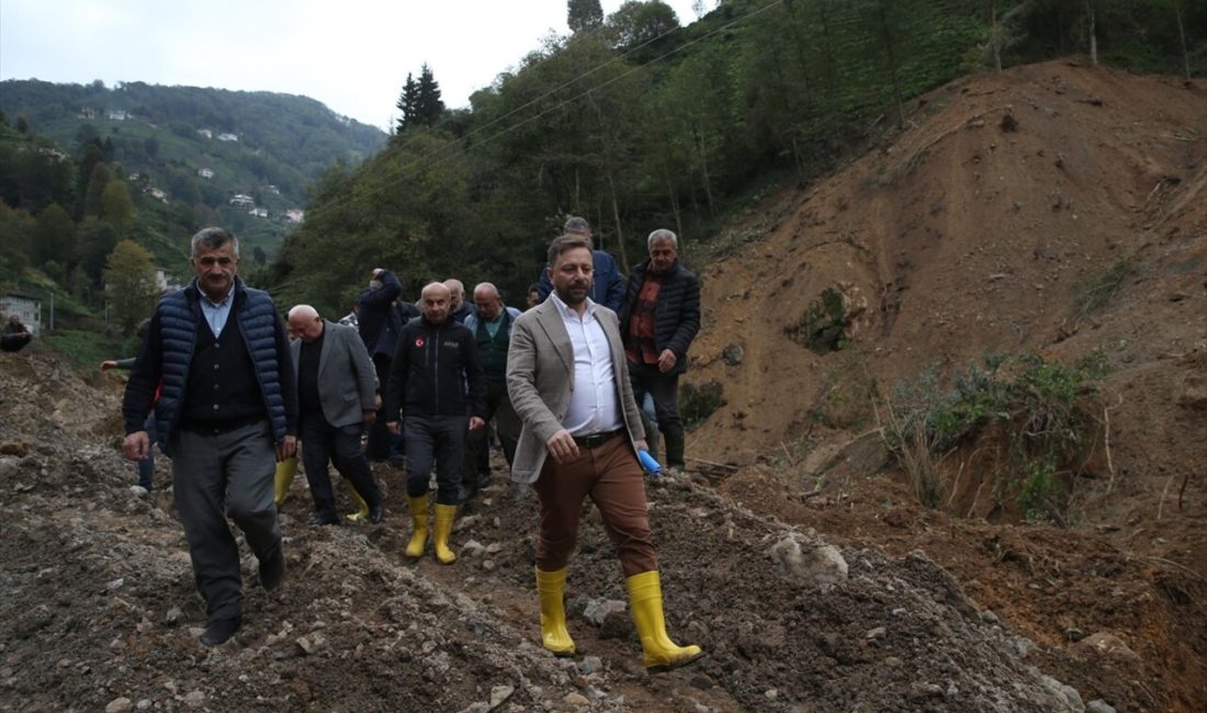 Rize Çayeli'nde meydana gelen