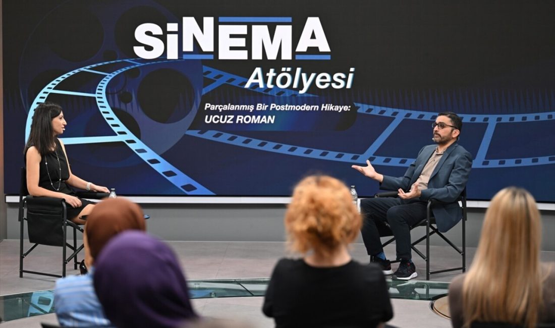 Anadolu Ajansı'nın sinema atölyesinde