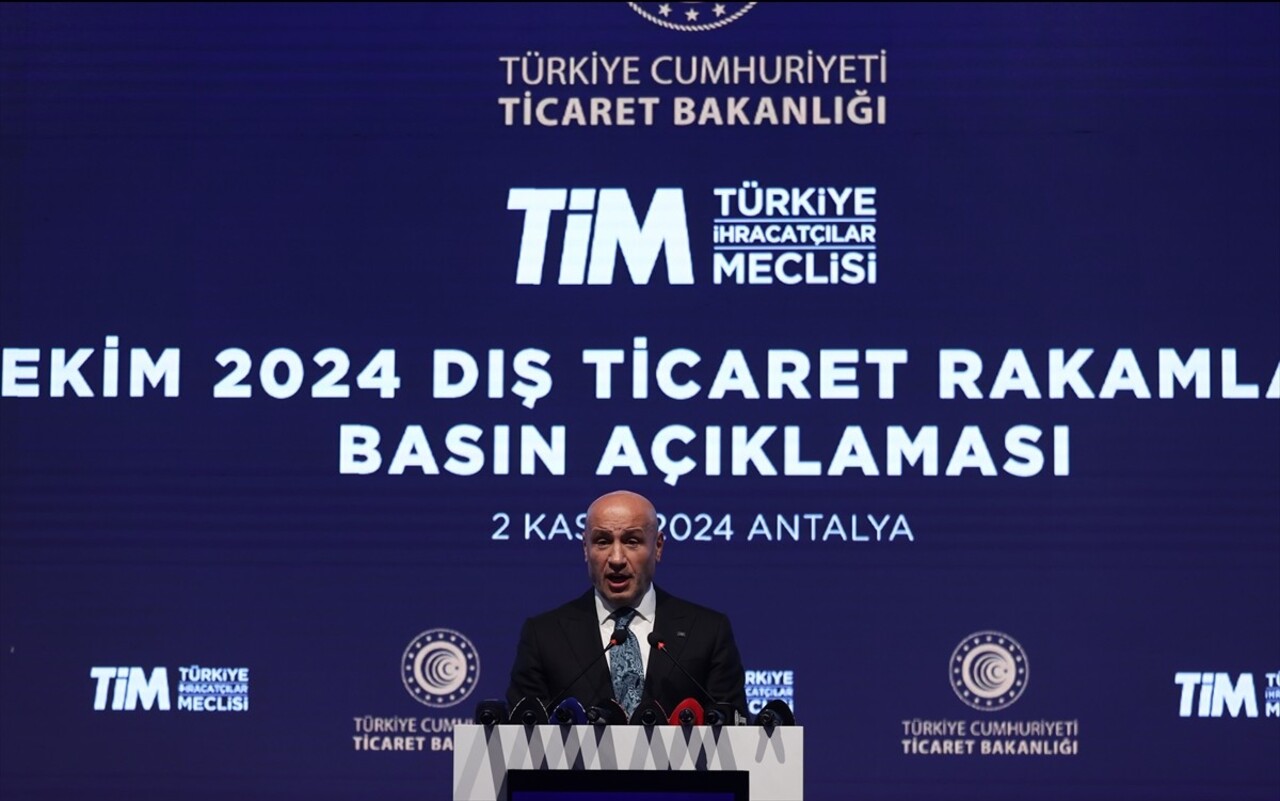 Türkiye İhracatçılar Meclisi (TİM) Başkanı Mustafa Gültepe, Ticaret Bakanı Ömer Bolat'ın ekim ayı...