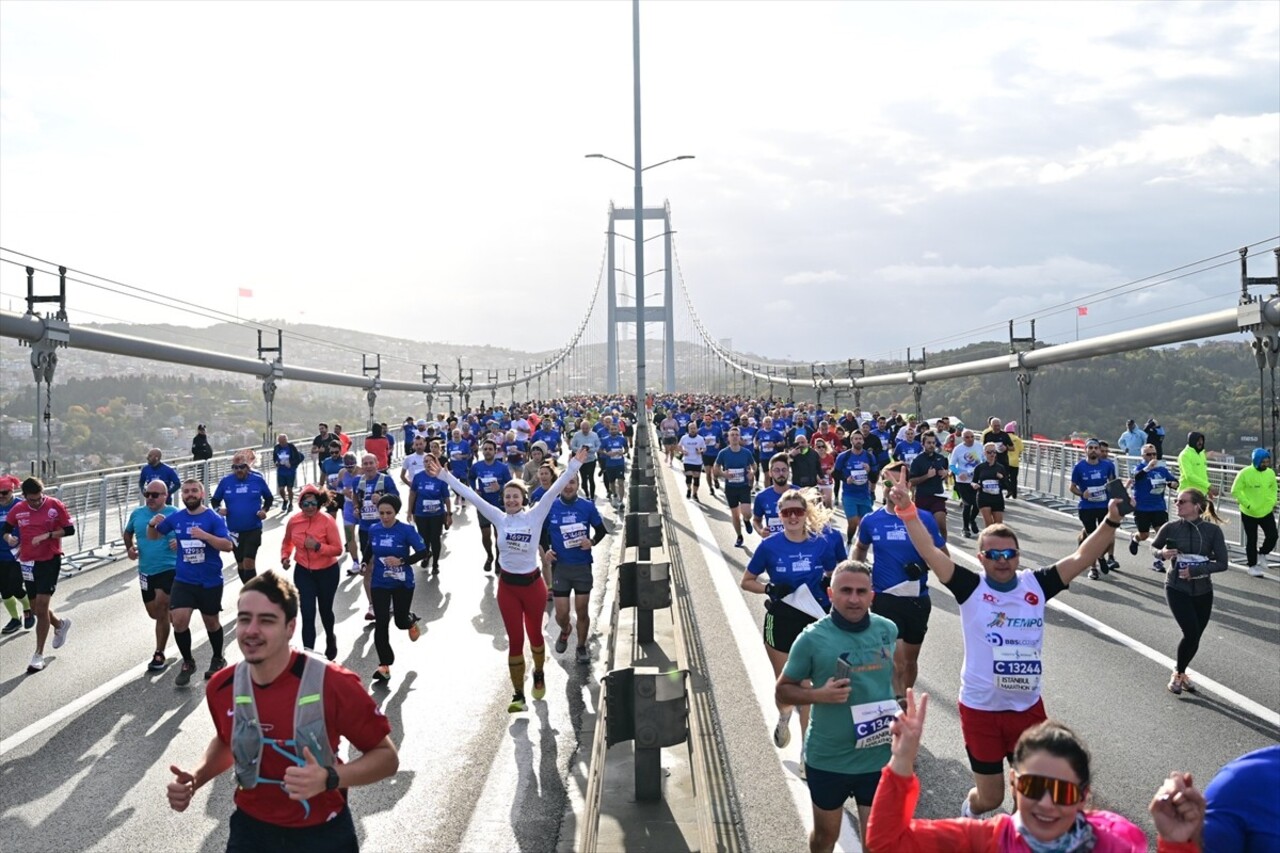 Spor İstanbul tarafından düzenlenen, Türkiye İş Bankası sponsorluğundaki 46. İstanbul Maratonu...