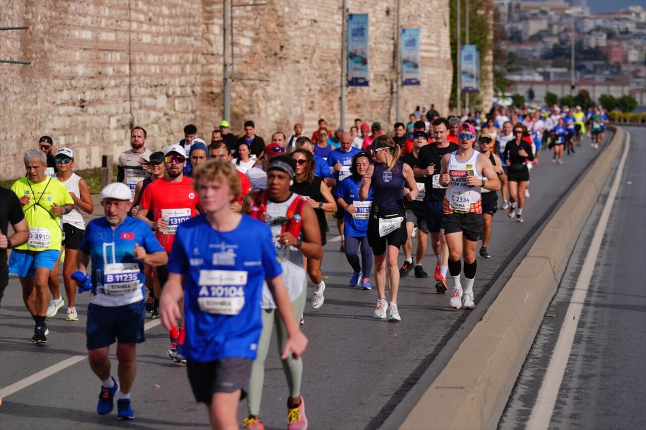 Spor İstanbul tarafından düzenlenen, Türkiye İş Bankası sponsorluğundaki 46. İstanbul Maratonu...