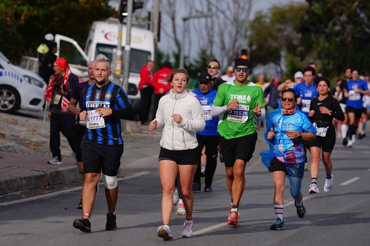 Spor İstanbul tarafından düzenlenen, Türkiye İş Bankası sponsorluğundaki 46. İstanbul Maratonu...