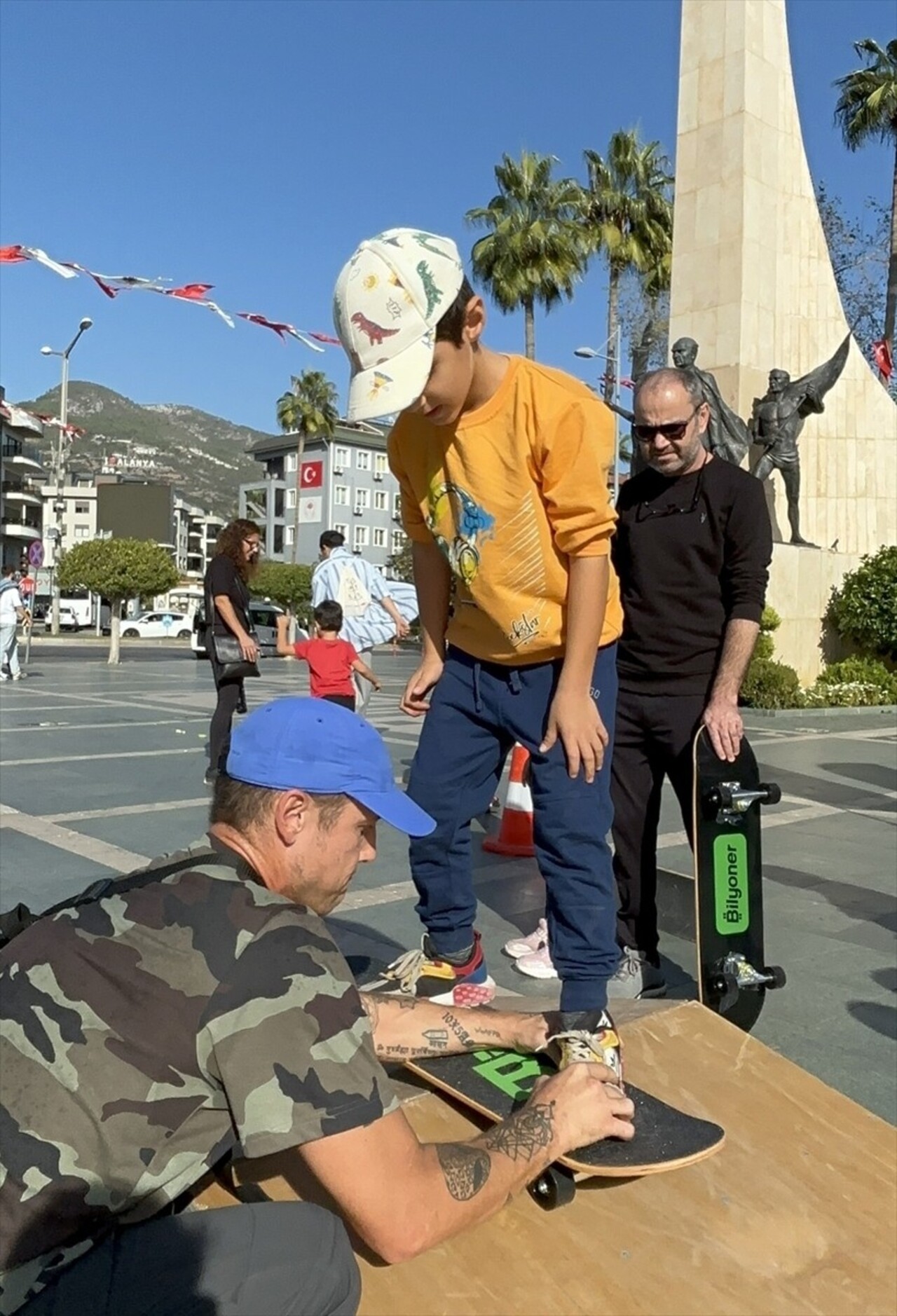 Türkiye Kaykay Federasyonu tarafından Antalya'da olimpik kaykay tanıtım etkinliği...