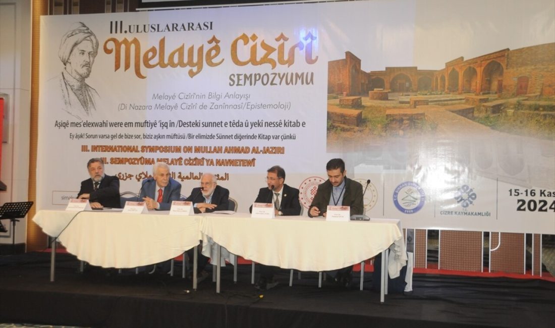 Cizre'de başlayan sempozyumda Melaye