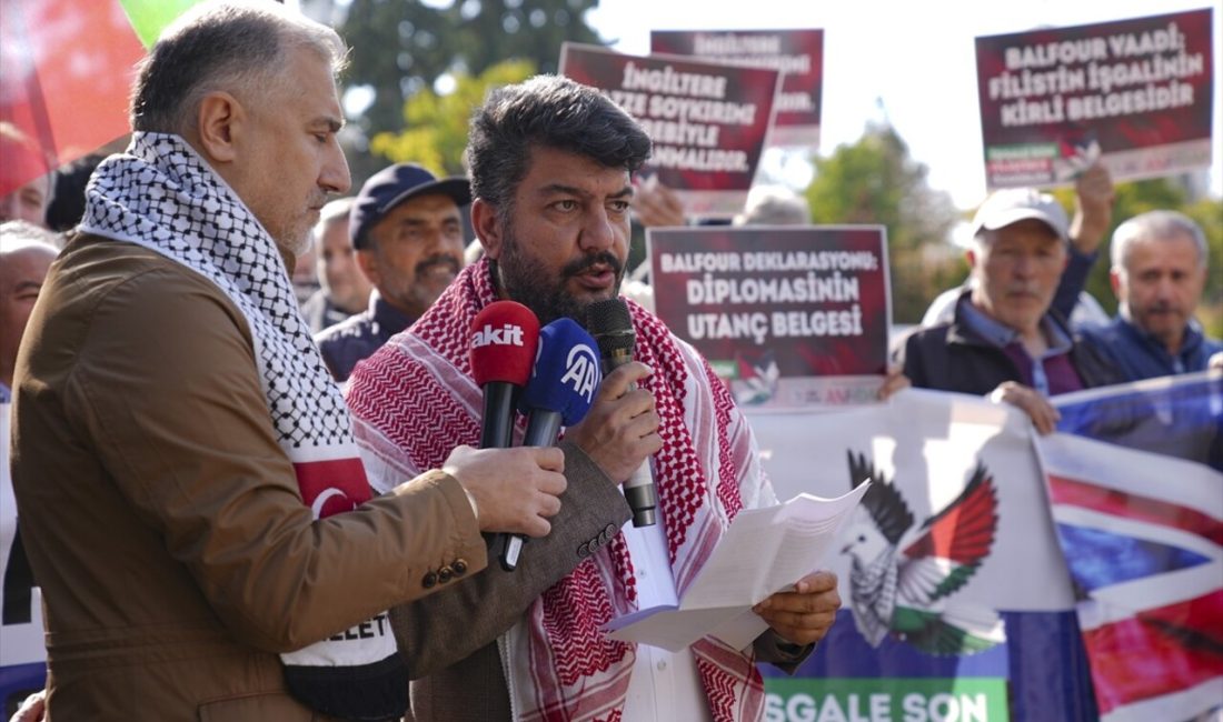 Balfour Deklarasyonu, Ankara'da yapılan