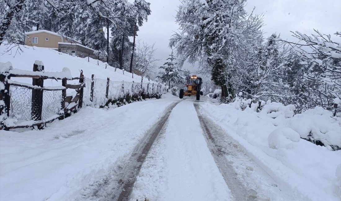 Bolu ve Bartın'da kar