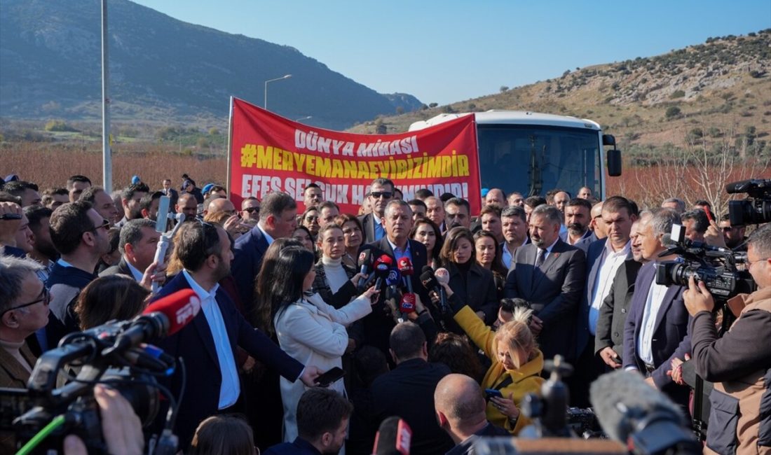 Özgür Özel, Selçuk’taki Meryemana