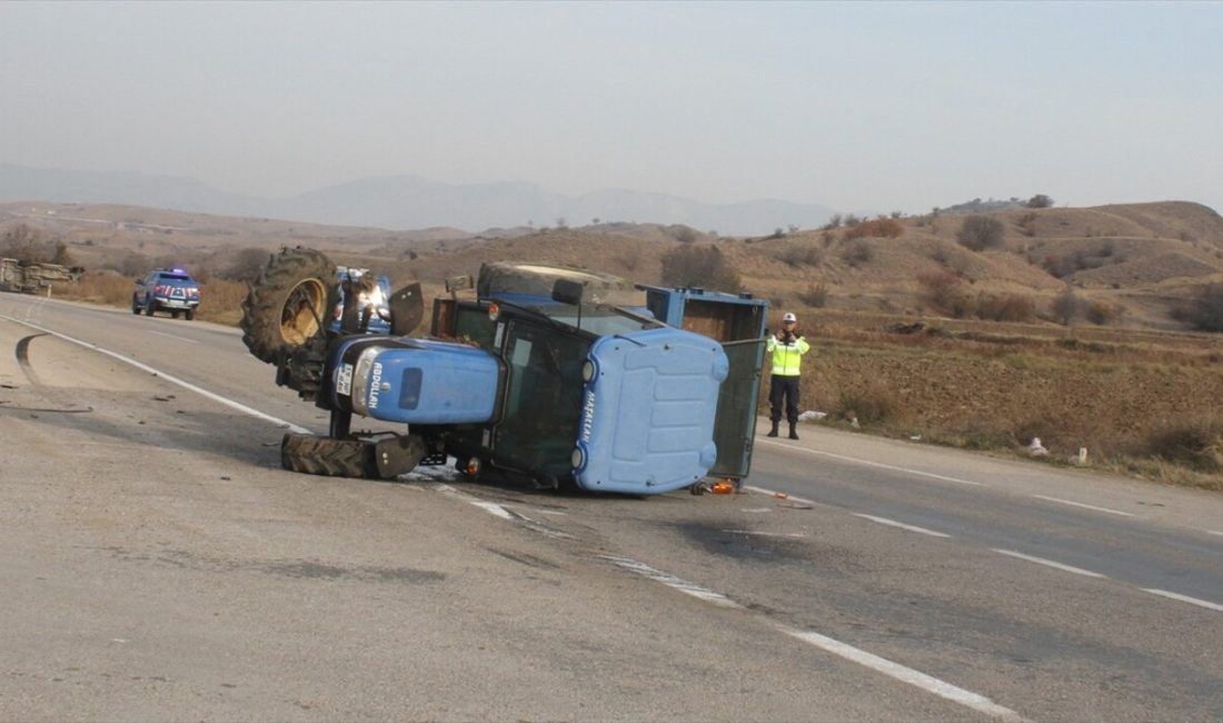 Osmancık'ta yaşanan trafik kazasında