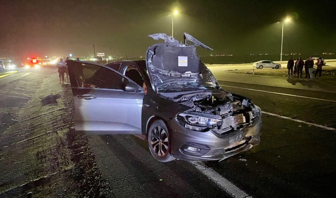 Diyarbakır'da bir otomobilin çarptığı