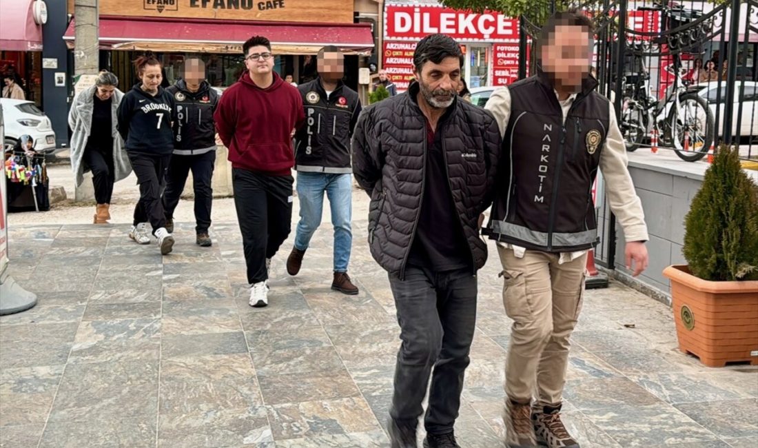 Eskişehir'de gerçekleştirilen uyuşturucu operasyonunda