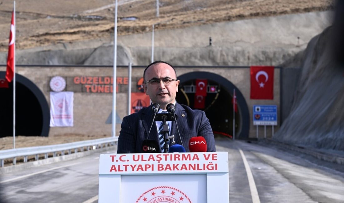 Bakan Uraloğlu, Güzeldere Tüneli'nin