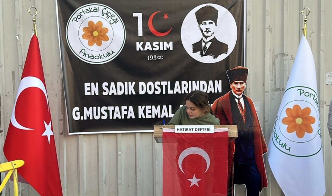 Dörtyol'da 10 Kasım'da Atatürk'ü