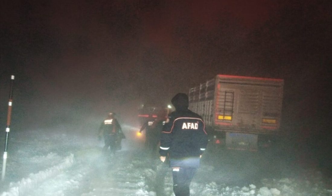 AFAD, yoğun kar yağışı