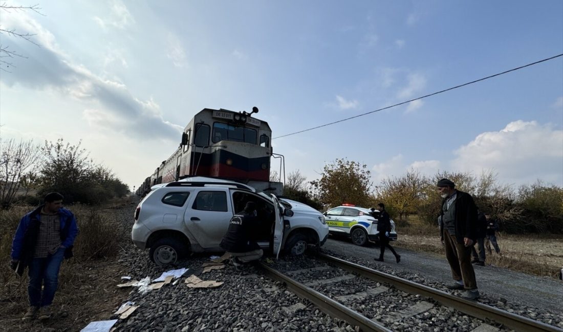 Battalgazi'de meydana gelen tren