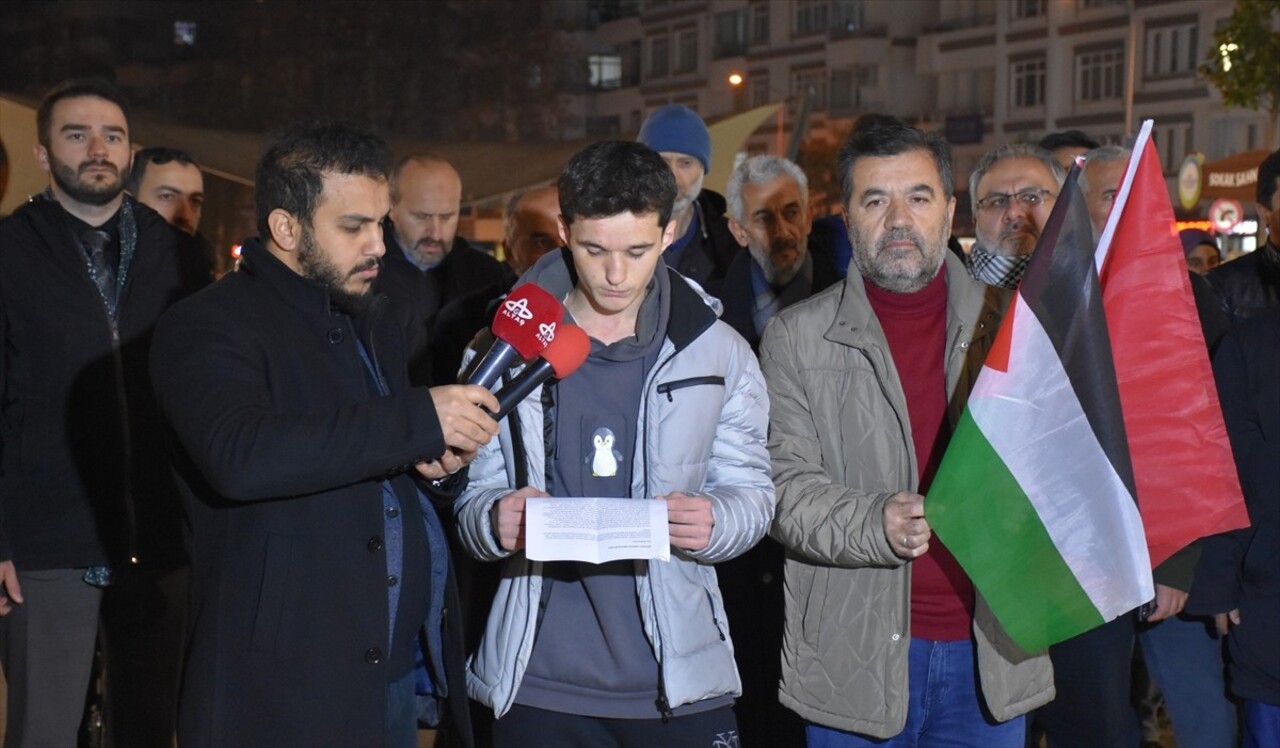 Ordu’da Gazze ve Savaş Bölgelerine Destek İçin Basın Açıklaması