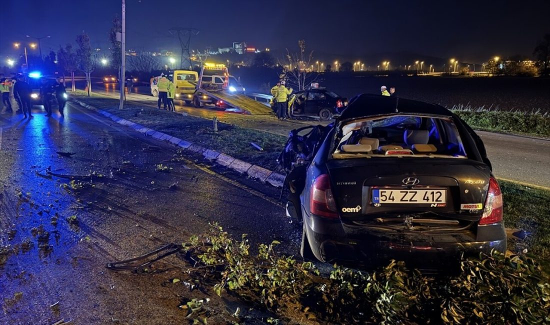 Adapazarı'nda meydana gelen trafik