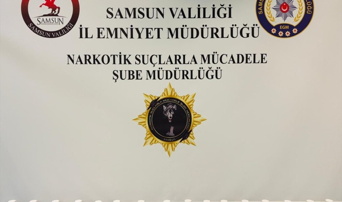 Samsun'da yapılan uyuşturucu operasyonunda