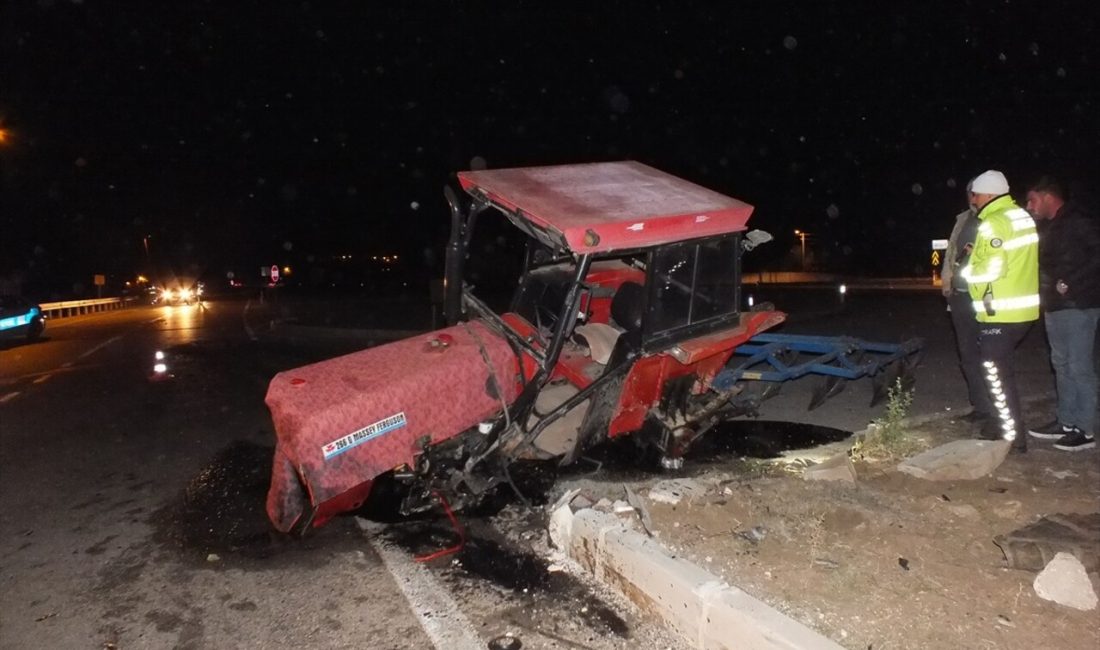 Tokat'ın Turhal ilçesinde meydana