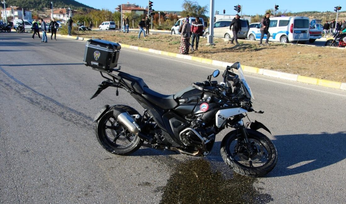 Uşak'ta meydana gelen trafik