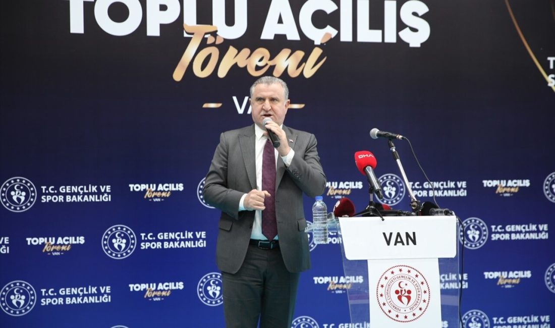 Bakan Bak, Van'da gerçekleştirilen